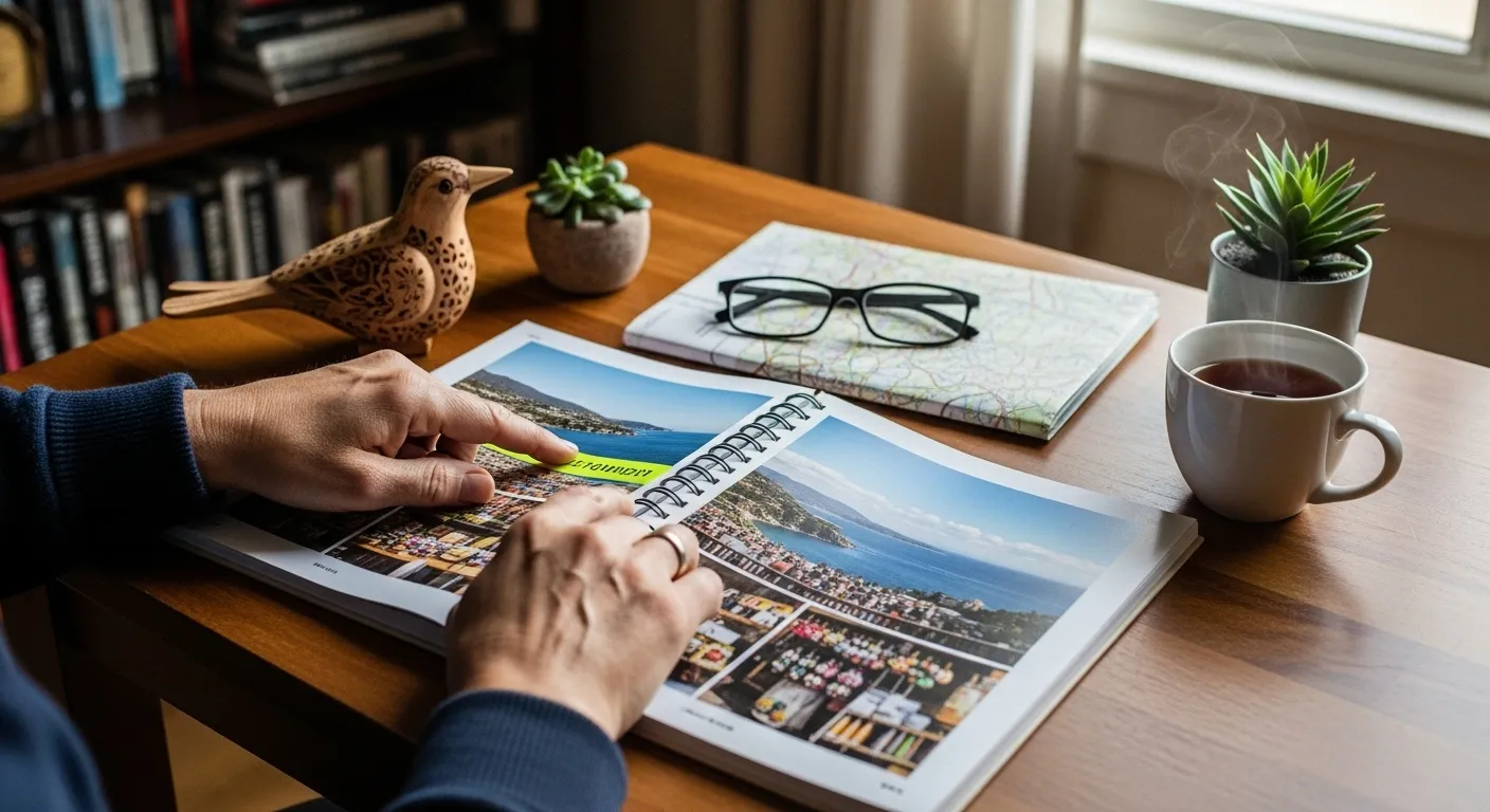 Photo-realistic, senior-friendly scene that visually introduces the section titled 'Step 2: Aligning Your Hobby with Your Retirement Location'.