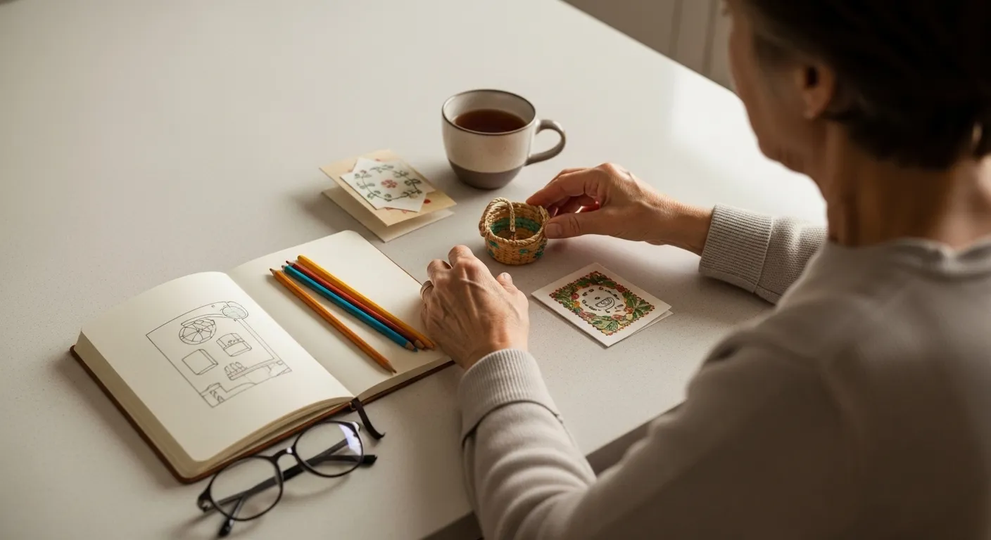 Photo-realistic, senior-friendly scene that visually introduces the section titled 'The Part-Time Work Pivot: Turning Passion into a Paycheck'.