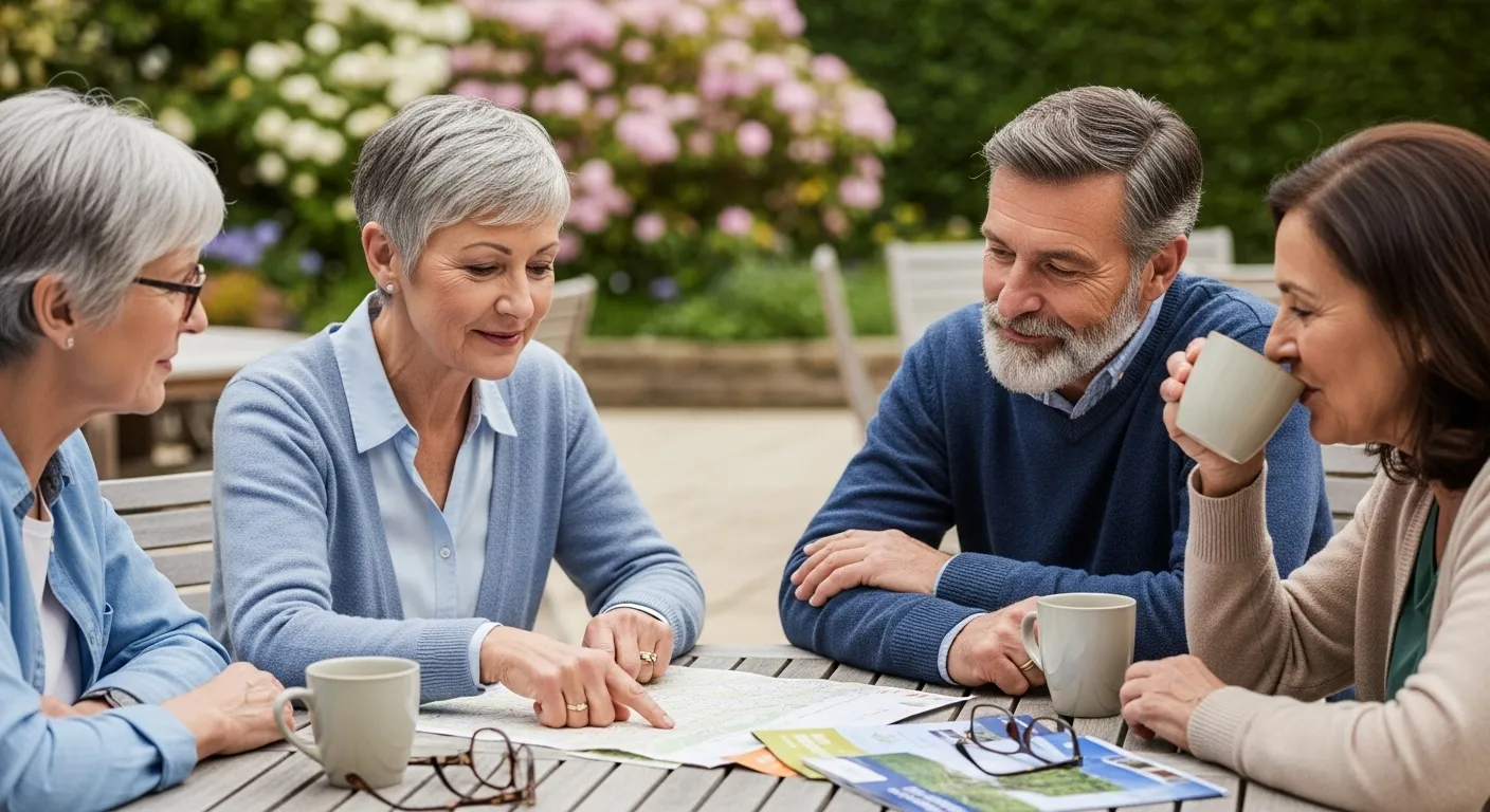 Photo-realistic, senior-friendly scene that visually introduces the section titled 'Honorable Mentions: States Worth a Closer Look'.