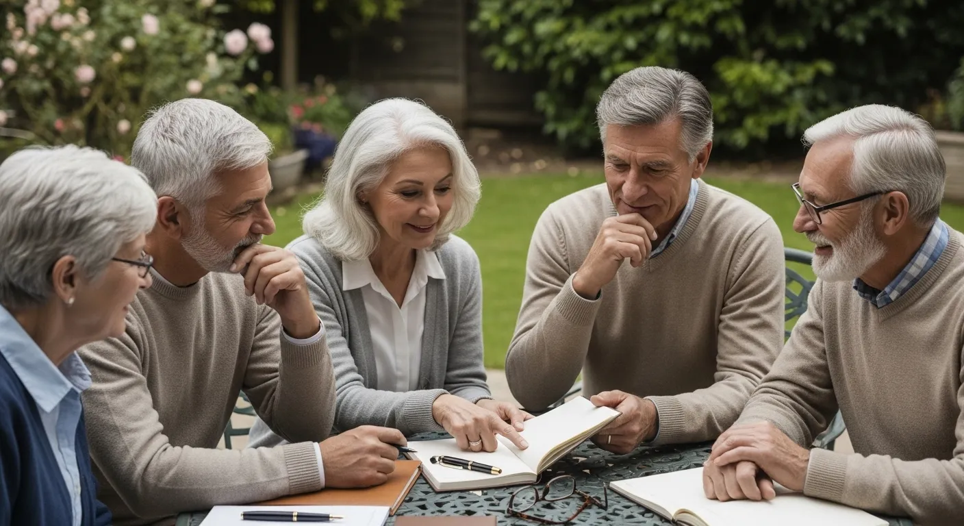 Photo-realistic, senior-friendly scene that visually introduces the section titled 'The Foundation of Harmony: Creating a Written Agreement'.