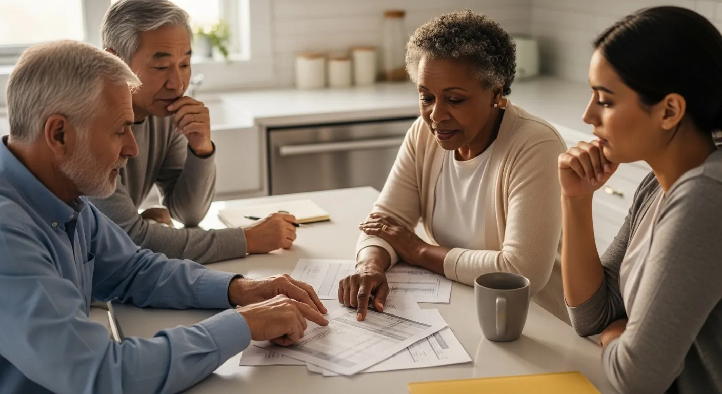Photo-realistic, senior-friendly scene that visually introduces the section titled 'The Impact on Your Retirement: Protecting Your Nest Egg and Lifestyle'.