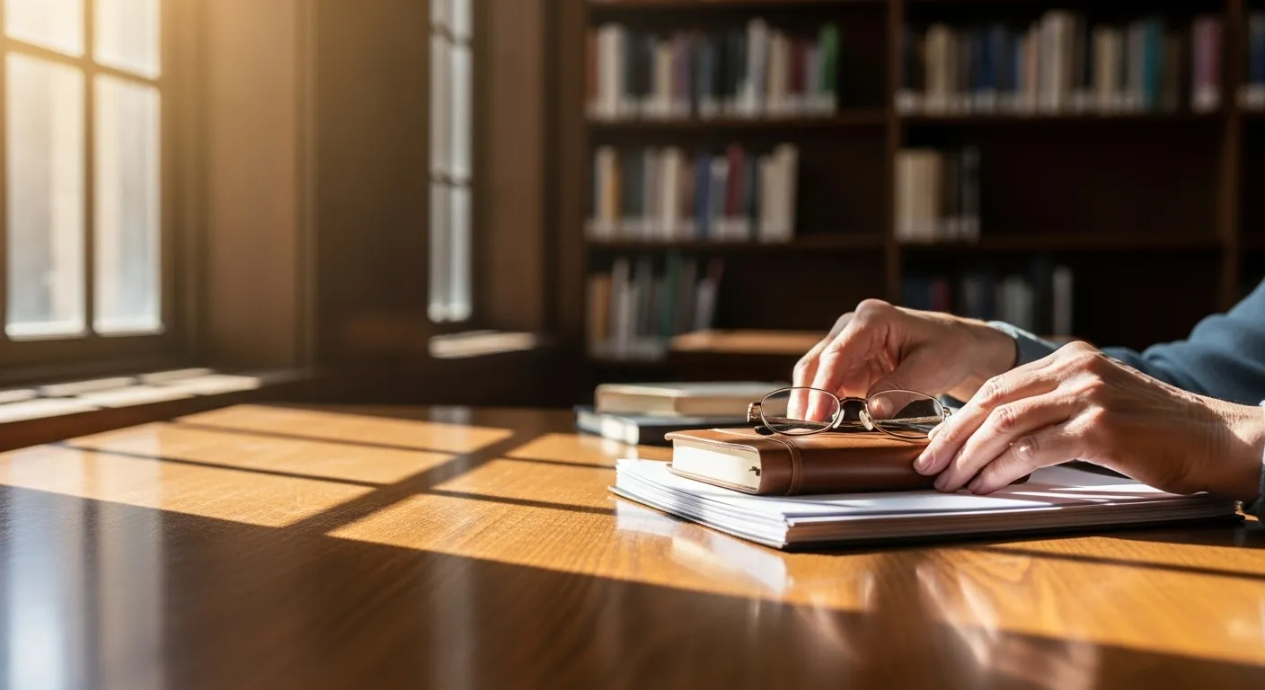 Photo-realistic, senior-friendly scene that visually introduces the section titled 'Conclusion: Your Personal Retirement Blueprint'.