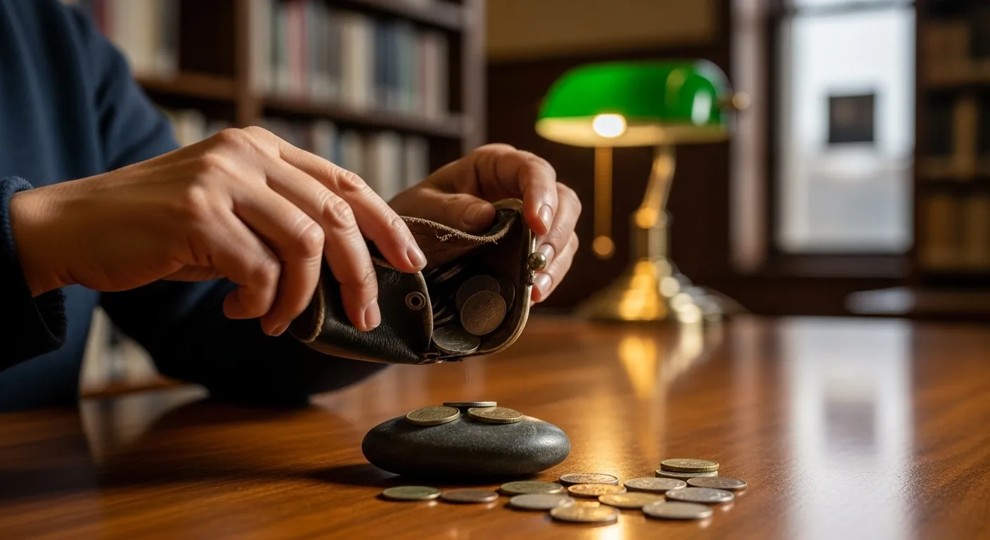 Photo-realistic, senior-friendly scene that visually introduces the section titled 'Inflation: The Silent Thief of Your Savings'.