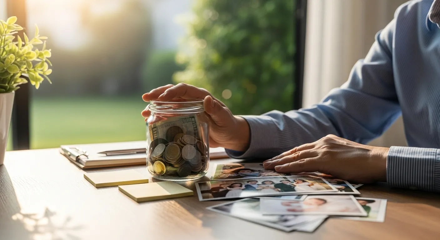 Photo-realistic, senior-friendly scene that visually introduces the section titled 'Family and Life Events: The Unplannable Expenses'.