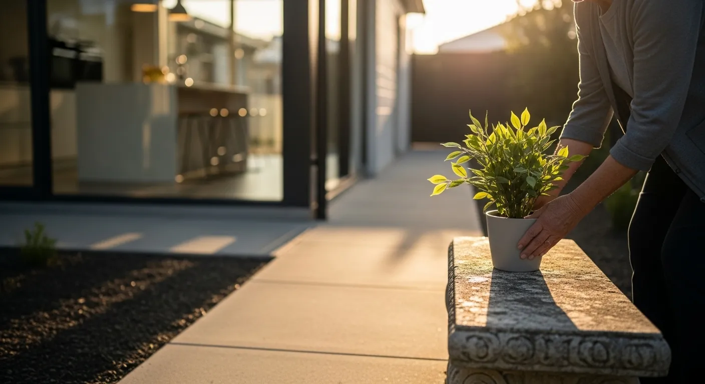 Photo-realistic, senior-friendly scene that visually introduces the section titled 'Your Path Forward: Taking Control of Your Financial Future'.