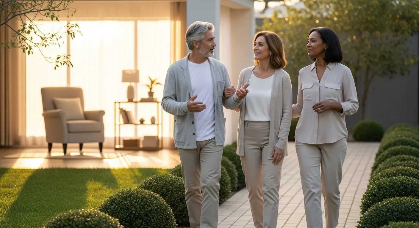 Photo-realistic, senior-friendly scene that visually introduces the section titled 'Rethinking Your Resume: From Career Ladder to Lifestyle Fit'.