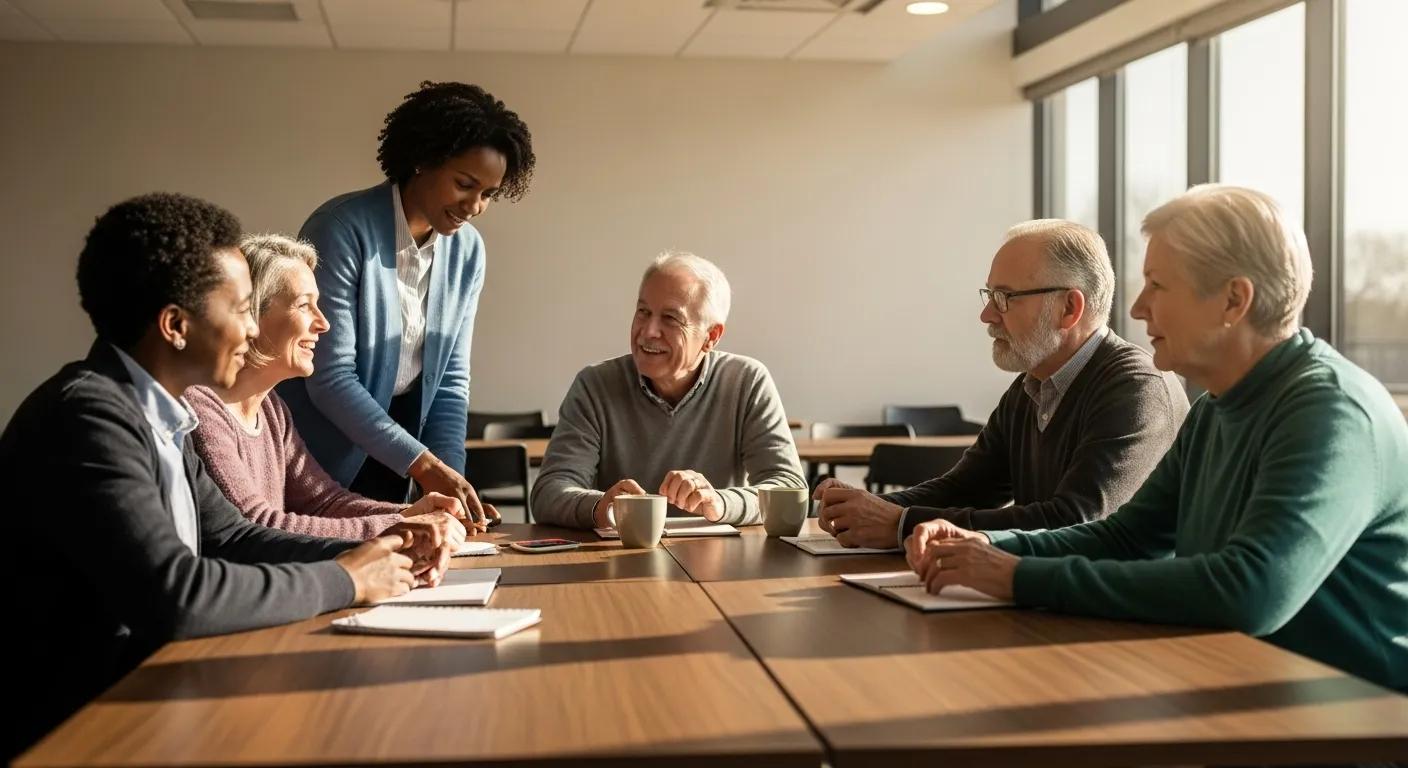 Photo-realistic, senior-friendly scene that visually introduces the section titled 'The Anatomy of a Modern Retirement Resume'.