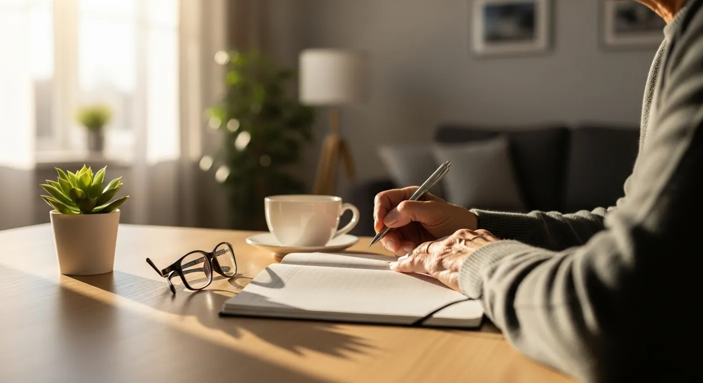 Photo-realistic, senior-friendly scene that visually introduces the section titled 'Your Next Steps: A Simple Checklist to Get Started'.