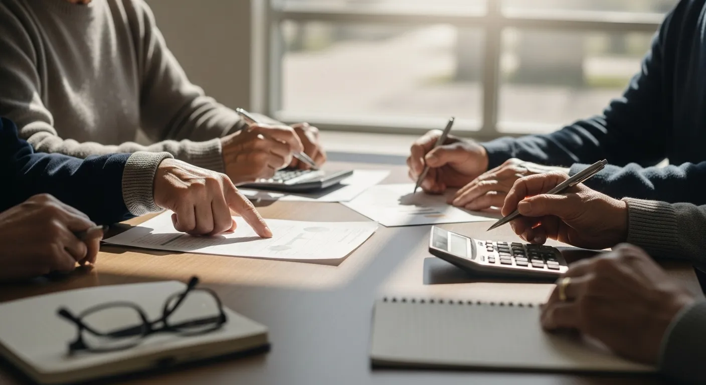 Photo-realistic, senior-friendly scene that visually introduces the section titled 'First Things First: The Savvy Saver's Mindset'.