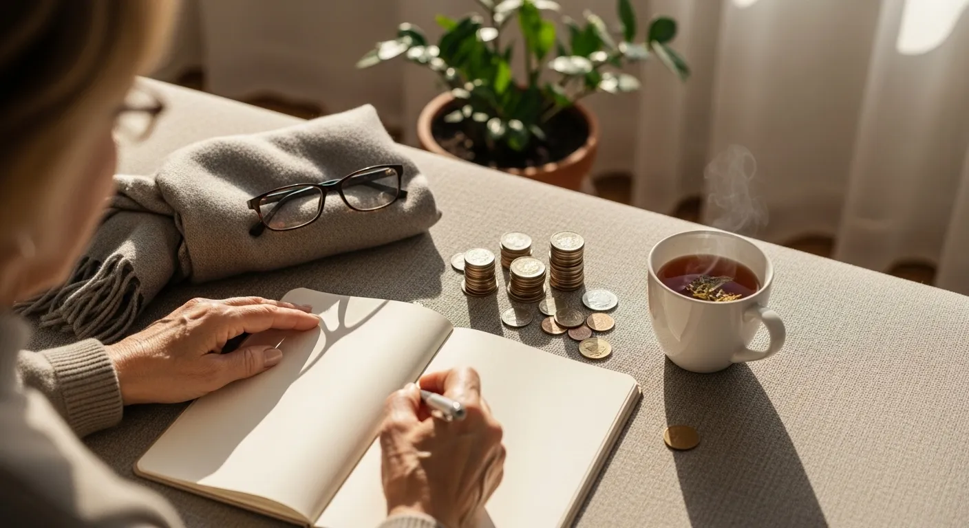 Photo-realistic, senior-friendly scene that visually introduces the section titled 'Beyond the List: Building Your Personal Savings Strategy'.
