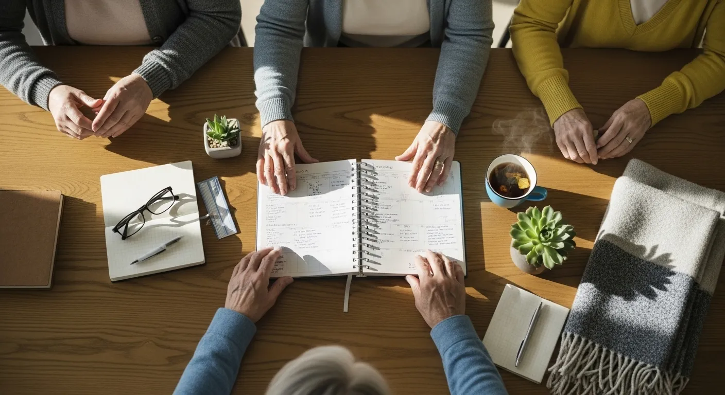 Photo-realistic, senior-friendly scene that visually introduces the section titled '1 Year Out: The Final Countdown'.