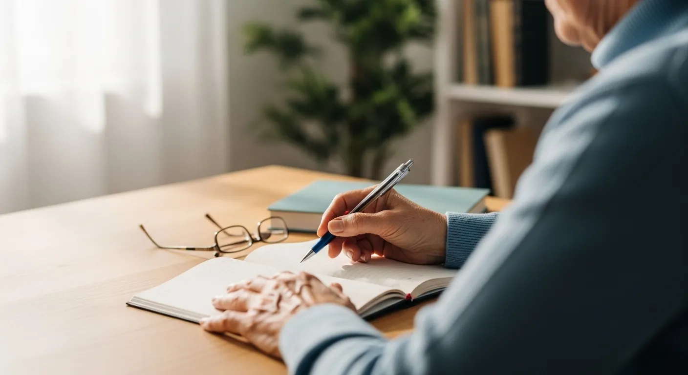 Photo-realistic, senior-friendly scene that visually introduces the section titled 'Putting It All Together: Your Go-Forward Plan'.