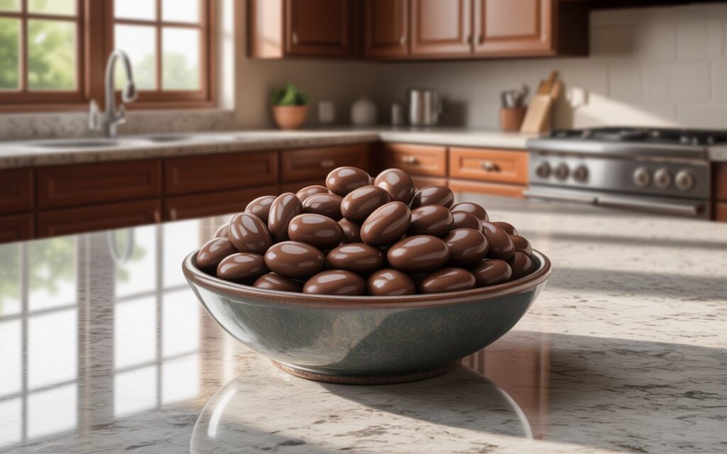 chocolate covered almonds