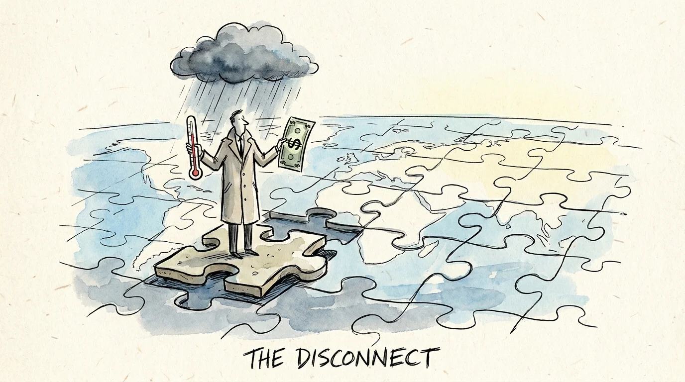 An illustration of a person on a puzzle piece that doesn't fit, representing the 'mismatch' of a bad relocation.