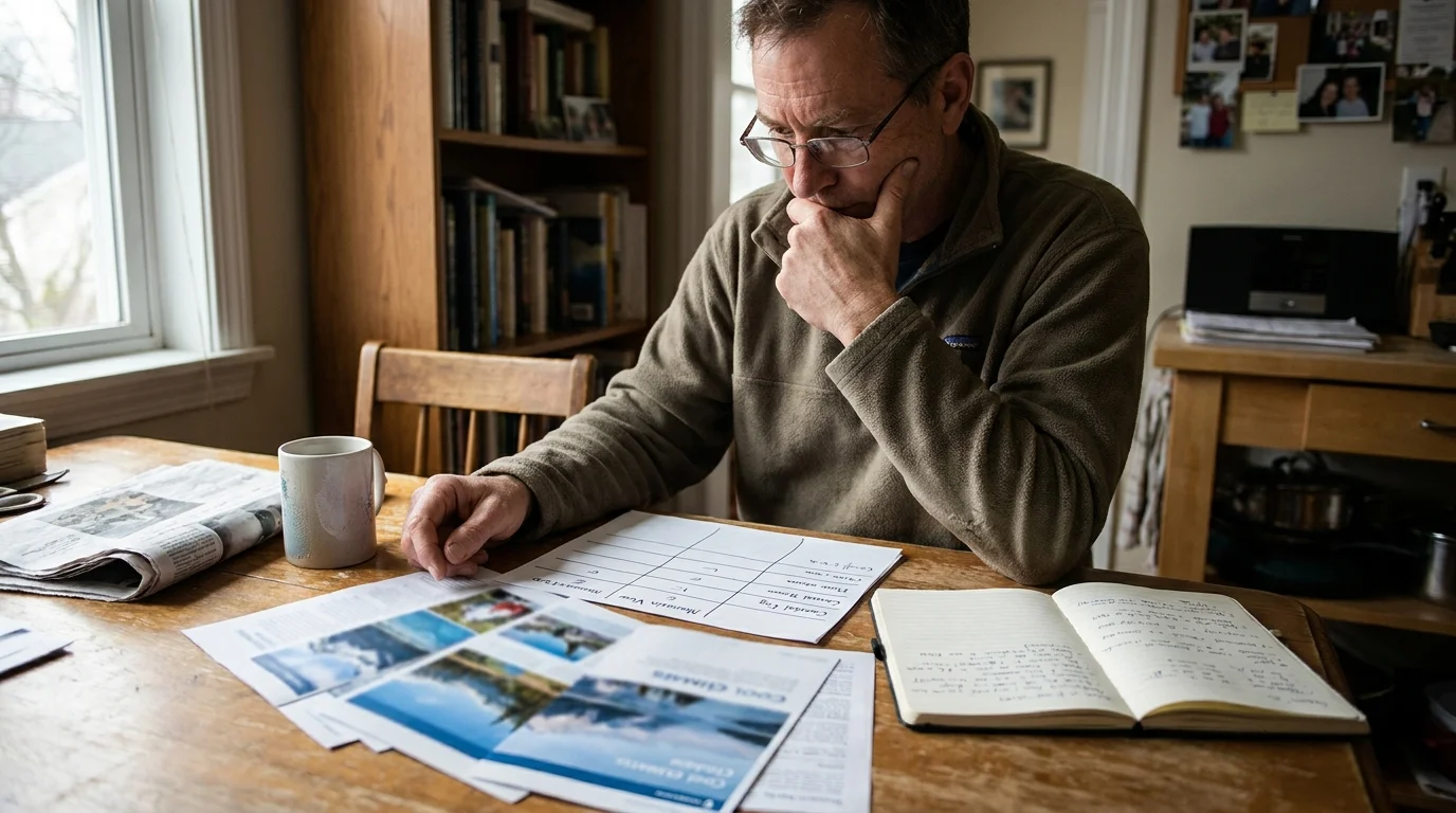 Editorial photograph illustrating: Comparing Your Cool-Weather Options