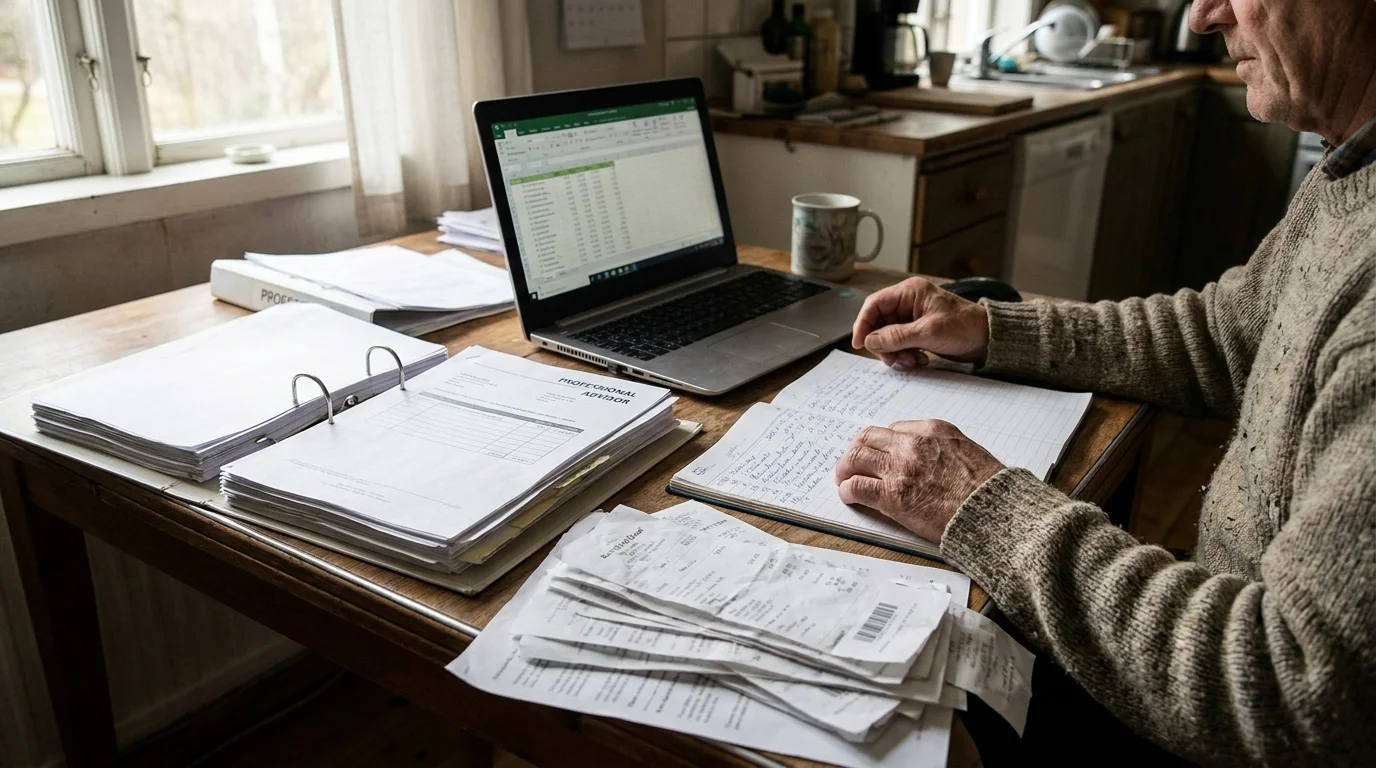 Editorial photograph illustrating: Professional vs. Self-Guided: Managing Job Income and Taxes