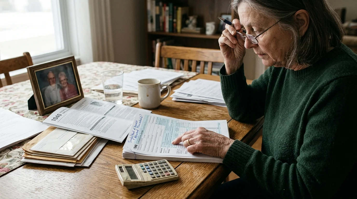 Editorial photograph illustrating: 7. Your Tax Status Changes and Taxability Thresholds Shift