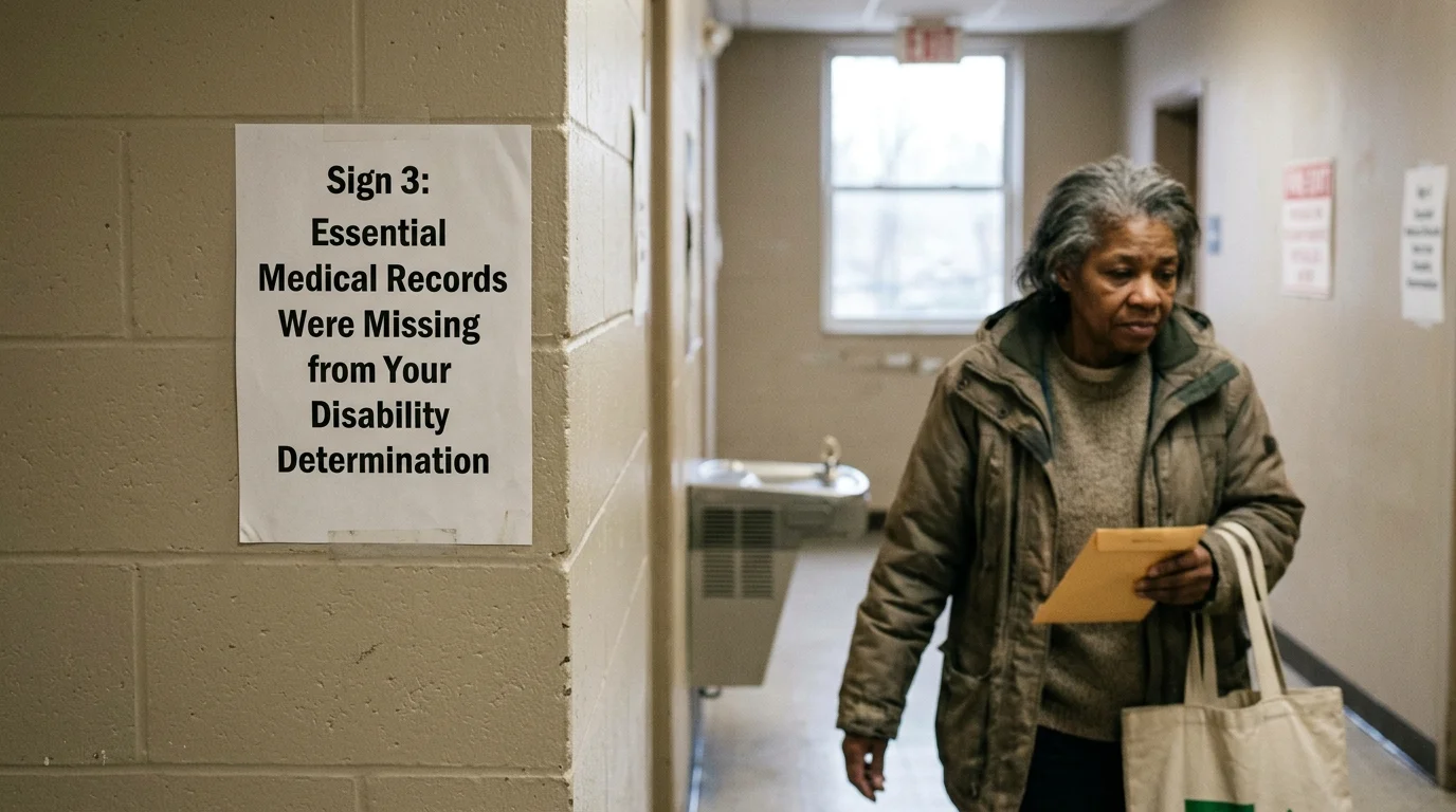 Sign 3: Essential Medical Records Were Missing from Your Disability Determination